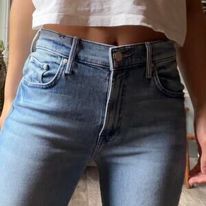 Mother The Insider Ankle Fray Jeans (27)